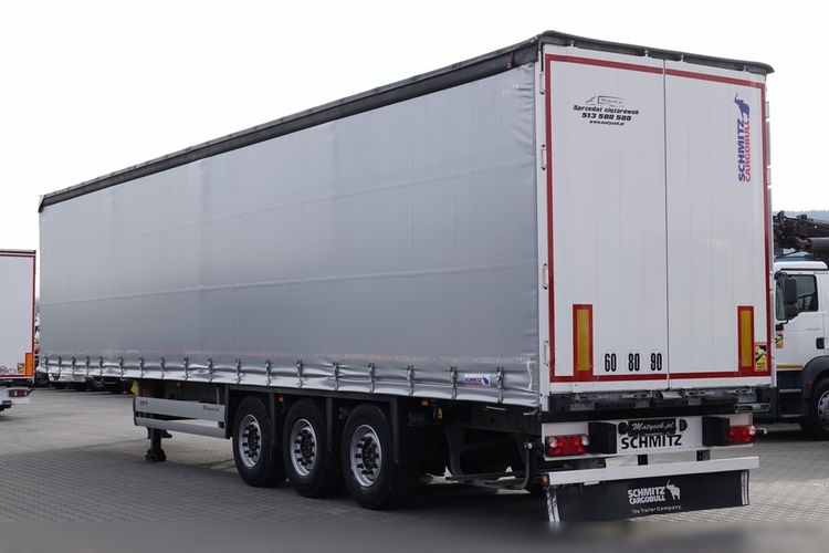 Schmitz -CARGOBULL / FIRANKA / STANDARD / 2 OSIE PODNOSZONE / MAŁO UŻYWANA zdjęcie 4