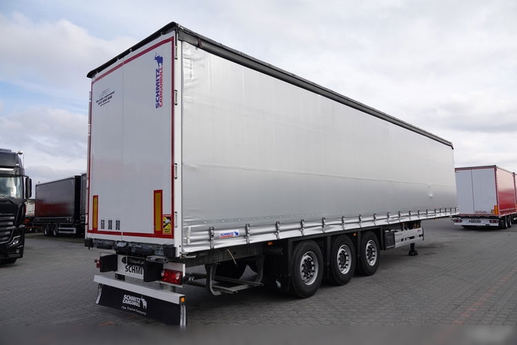 Schmitz -CARGOBULL / FIRANKA / STANDARD / 2 OSIE PODNOSZONE / MAŁO UŻYWANA zdjęcie 5