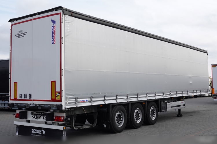Schmitz -CARGOBULL / FIRANKA / STANDARD / 2 OSIE PODNOSZONE / MAŁO UŻYWANA zdjęcie 6