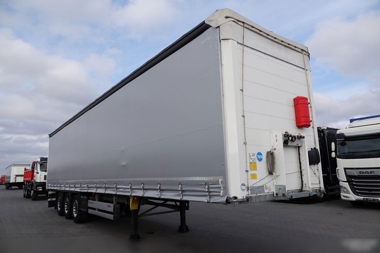Schmitz -CARGOBULL / FIRANKA / STANDARD / 2 OSIE PODNOSZONE / MAŁO UŻYWANA zdjęcie 7