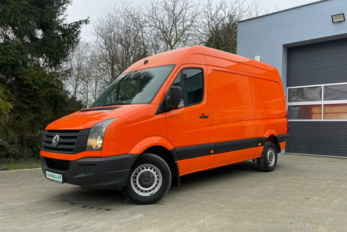 Volkswagen Crafter 2.0 165 KM 2014 L2H2 244 tys. km Klimatyzacja Kamera cofania