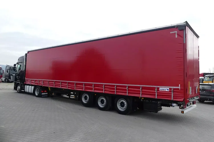 Scania S450 + SCHMITZ FIRANKA / ZESTAW MEGA / RETARDER / zdjęcie 4