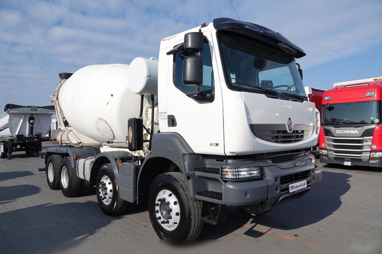 Renault KERAX 410 / 8X4 / BETONOMIESZARKA / GRUSZKA CIFA / 9 m3 / SPROWADZONA zdjęcie 6