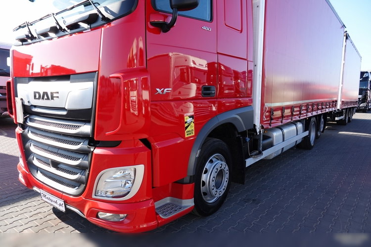 DAF XF 480 / ZESTAW TANDEM / 120 M3 / PRZEJAZDOWY / PO ZŁOTYM KONTRAKCIE SERWISOWYM zdjęcie 11