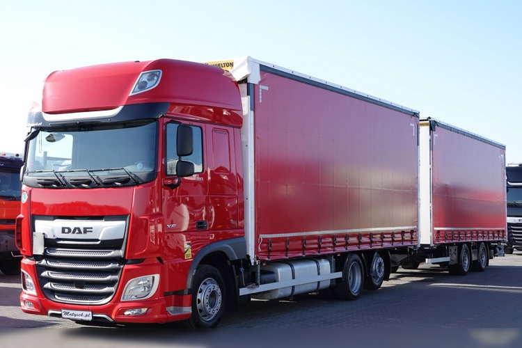 DAF XF 480 / ZESTAW TANDEM / 120 M3 / PRZEJAZDOWY / PO ZŁOTYM KONTRAKCIE SERWISOWYM zdjęcie 2