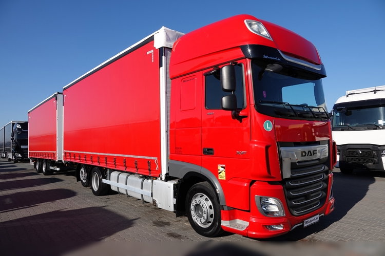 DAF XF 480 / ZESTAW TANDEM / 120 M3 / PRZEJAZDOWY / PO ZŁOTYM KONTRAKCIE SERWISOWYM zdjęcie 8