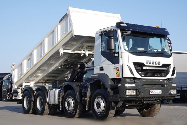 Iveco TRAKKER 410 / 8x4 / WYWROTKA / HYDROBURTA / BORDMATIC / EEV / MEILLER KIPER / MANUAL / SPROWADZONY zdjęcie 9