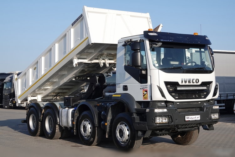 Iveco TRAKKER 410 / 8x4 / WYWROTKA / HYDROBURTA / BORDMATIC / EEV / MEILLER KIPER / MANUAL / SPROWADZONY zdjęcie 10