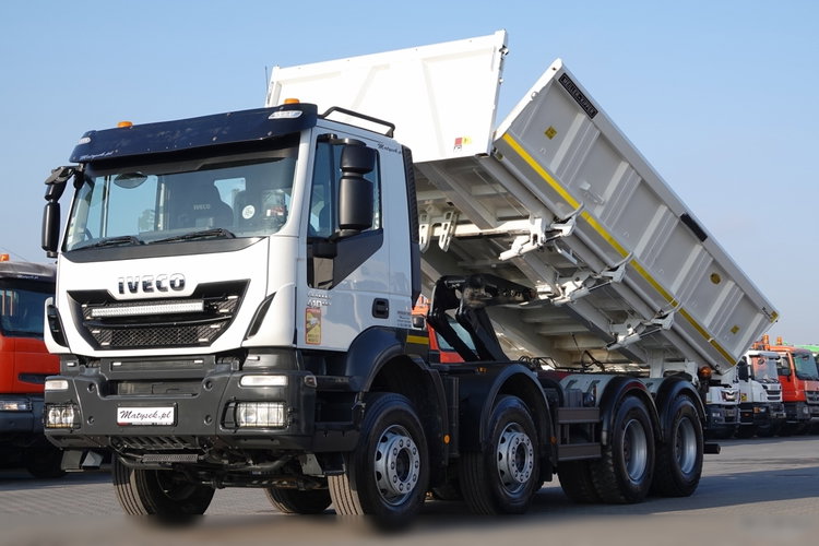 Iveco TRAKKER 410 / 8x4 / WYWROTKA / HYDROBURTA / BORDMATIC / EEV / MEILLER KIPER / MANUAL / SPROWADZONY zdjęcie 2