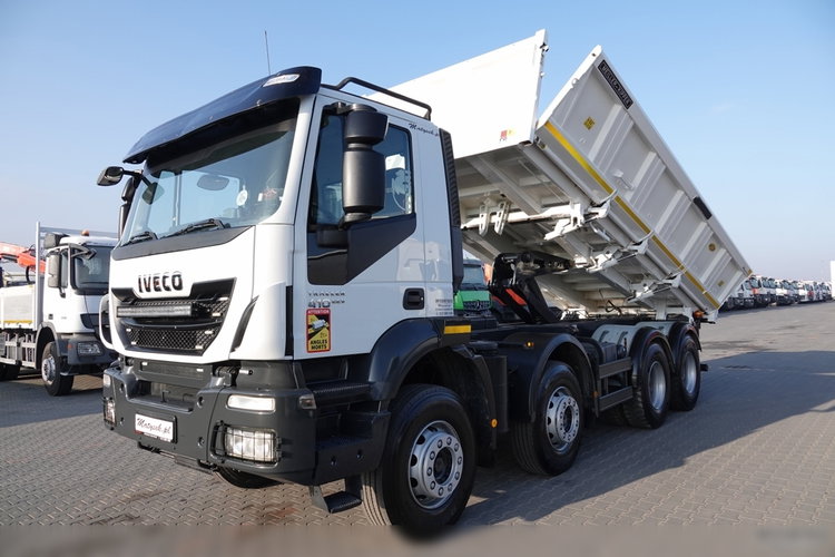 Iveco TRAKKER 410 / 8x4 / WYWROTKA / HYDROBURTA / BORDMATIC / EEV / MEILLER KIPER / MANUAL / SPROWADZONY zdjęcie 3