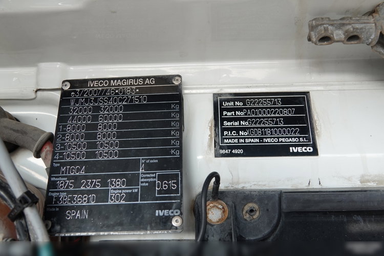 Iveco TRAKKER 410 / 8x4 / WYWROTKA / HYDROBURTA / BORDMATIC / EEV / MEILLER KIPER / MANUAL / SPROWADZONY zdjęcie 58