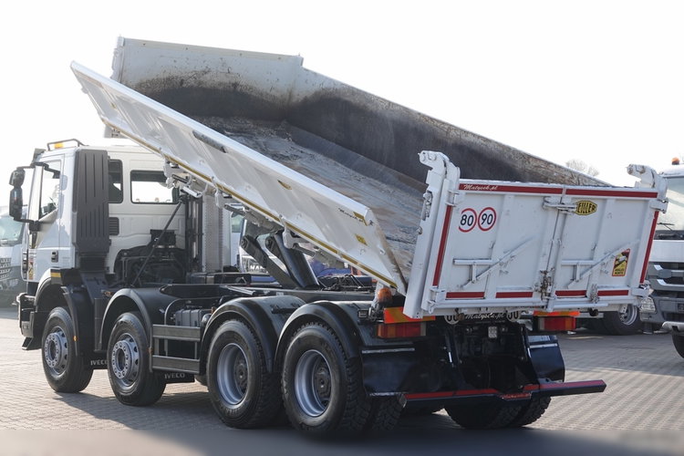 Iveco TRAKKER 410 / 8x4 / WYWROTKA / HYDROBURTA / BORDMATIC / EEV / MEILLER KIPER / MANUAL / SPROWADZONY zdjęcie 5