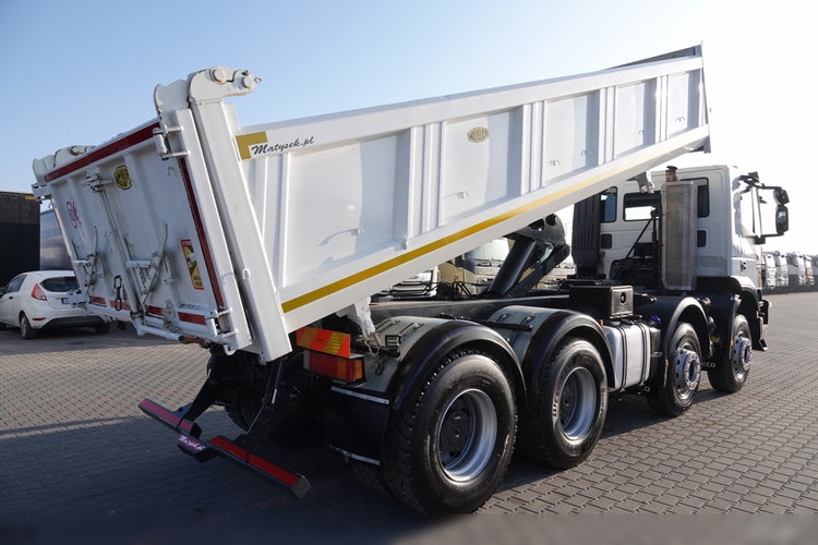 Iveco TRAKKER 410 / 8x4 / WYWROTKA / HYDROBURTA / BORDMATIC / EEV / MEILLER KIPER / MANUAL / SPROWADZONY zdjęcie 6