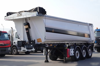 Fruehauf / WYWROTKA 35 M3 / WAGA: 5200 KG / RYNNA / PLANDEKA AUTOMATYCZNA / OŚ PODNOSZONA / 2019 ROK