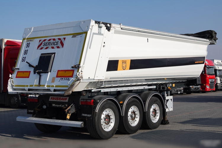 Fruehauf / WYWROTKA 35 M3 / WAGA: 5200 KG / RYNNA / PLANDEKA AUTOMATYCZNA / OŚ PODNOSZONA / 2019 ROK zdjęcie 6