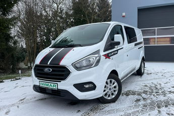 Ford Transit Custom 2.0 170 KM 2018 Brygadówka 5 osobowy EcoBlue Wersja long Klimatyzacja