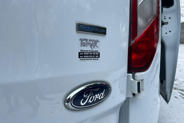 Ford Transit Custom 2.0 170 KM 2018 Brygadówka 5 osobowy EcoBlue Wersja long Klimatyzacja zdjęcie 18
