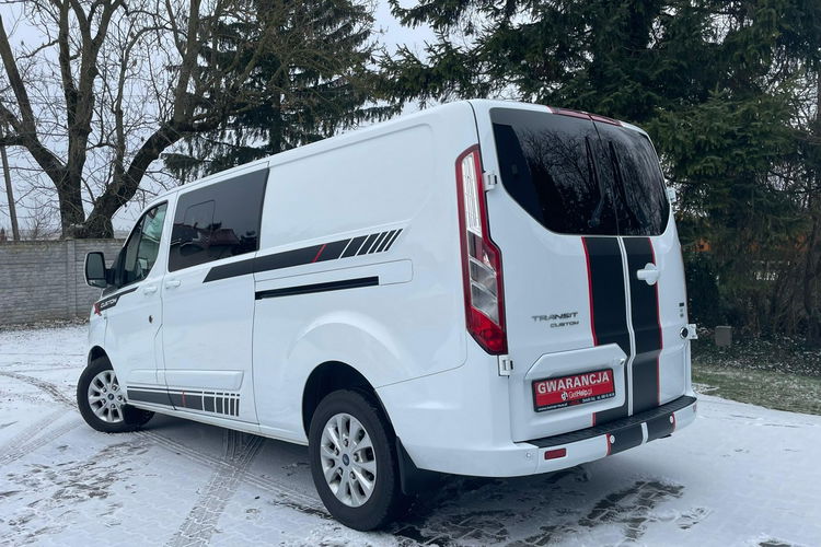 Ford Transit Custom 2.0 170 KM 2018 Brygadówka 5 osobowy EcoBlue Wersja long Klimatyzacja zdjęcie 3