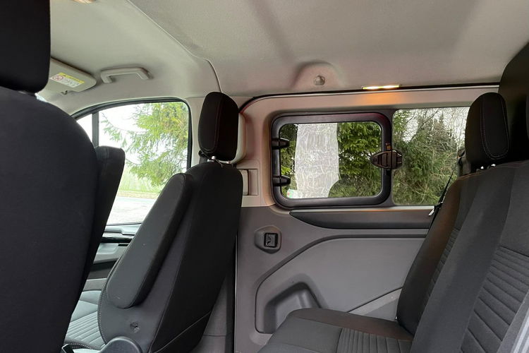 Ford Transit Custom 2.0 170 KM 2018 Brygadówka 5 osobowy EcoBlue Wersja long Klimatyzacja zdjęcie 35