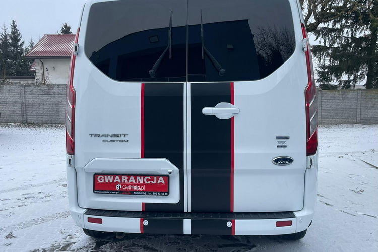 Ford Transit Custom 2.0 170 KM 2018 Brygadówka 5 osobowy EcoBlue Wersja long Klimatyzacja zdjęcie 4