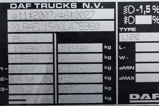 DAF LF / 210 / EURO 6 / CHŁODNIA + WINDA / 14 PALET zdjęcie 11
