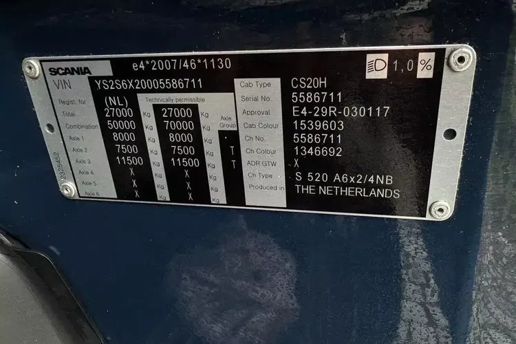 Scania S520 zdjęcie 39
