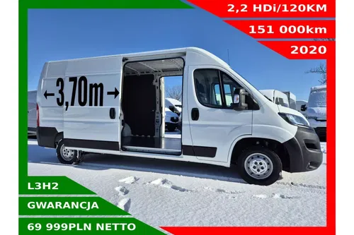 Peugeot Boxer L3H2 69999zł NETTO 2.2HDi/120KM