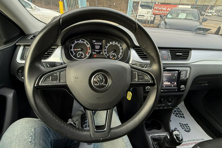 Skoda RAPID 1.0tsi 95 KM 1wl.polski salon serwis ledy pod..fotele klima 1.r.gwaran zdjęcie 17