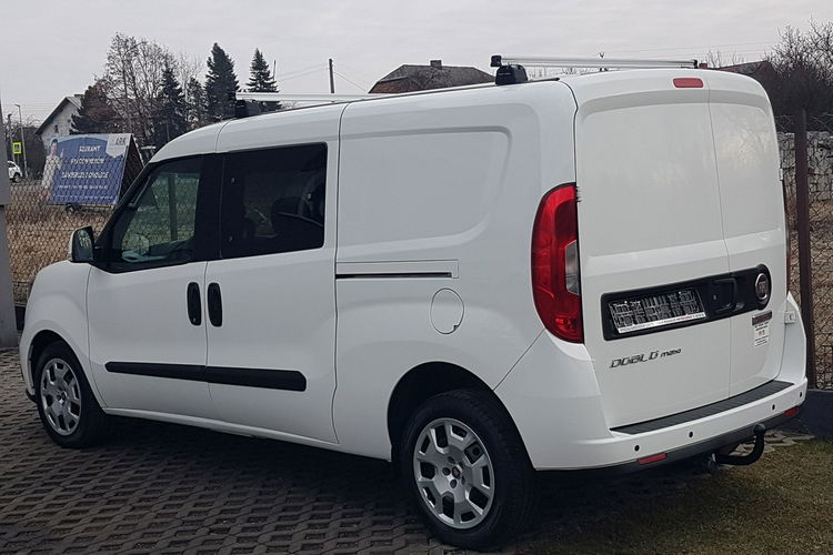 Fiat Doblo MAXI 5 OSÓB DŁUGI KLIMA 2 xDRZWI BOCZNE PRZESUWNE I-WŁAŚCICIEL zdjęcie 3