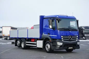 Mercedes ACTROS / 2543 / ACC / E 6 / PEŁNY ADR / SKRZYNIOWY / ZAWIESIE POD WÓZEK