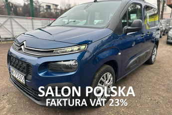 Citroen Berlingo Salon Polska Poleasingowy I właściciel Serwis ASO VAT 23% Bezwypadkowy