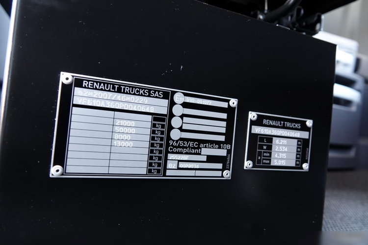 Renault T 480 / 13L / HIGH CAB / METALIK / 2023 ROK / 137 TYS. KM / PO KONTRAKCIE SERWISOWYM zdjęcie 41