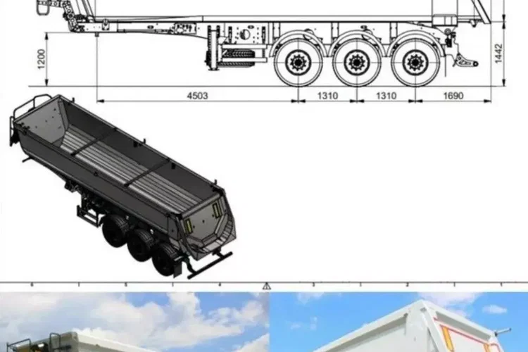 ZASŁAW D-653A Mulda Stalowa Hardox 30m zdjęcie 27