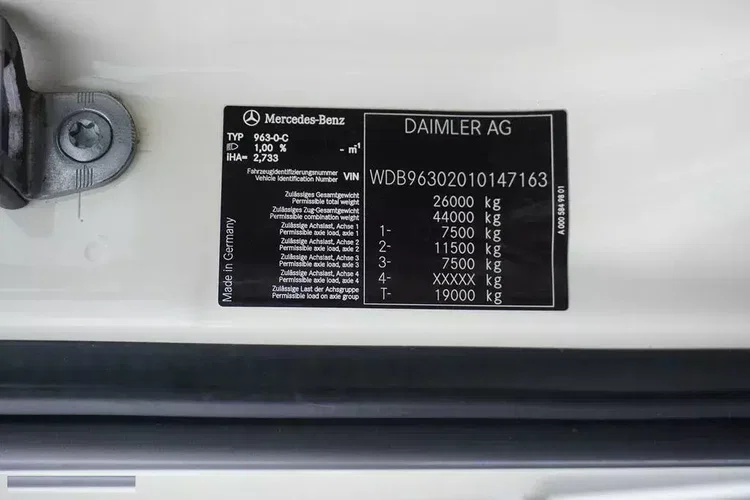 Mercedes / ACTROS / 2540 / ACC / E 6 / ZESTAW PRZEJAZDOWY / CHŁODNIA + WINDA / 38 PALET zdjęcie 11