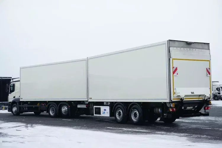 Mercedes / ACTROS / 2540 / ACC / E 6 / ZESTAW PRZEJAZDOWY / CHŁODNIA + WINDA / 38 PALET zdjęcie 6