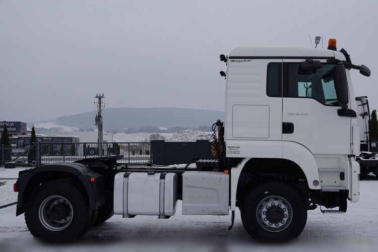 MAN TGX 18.440 / 4x4 / BBS / NA WALE / HYDRAULIKA / NISKA KABINA / WYSOKO ZAWIESZONY / OPONY 100% / EURO 6 / PO KONTRAKCIE SERWISOWYM zdjęcie 10
