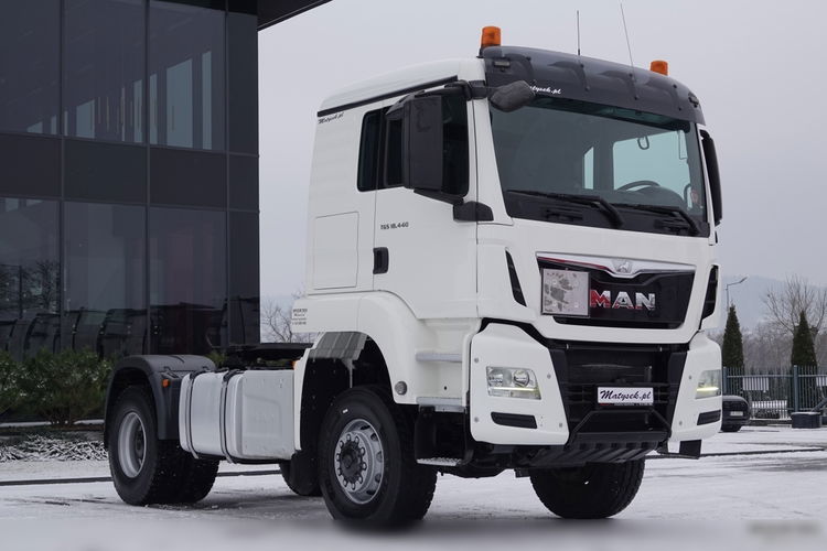 MAN TGX 18.440 / 4x4 / BBS / NA WALE / HYDRAULIKA / NISKA KABINA / WYSOKO ZAWIESZONY / OPONY 100% / EURO 6 / PO KONTRAKCIE SERWISOWYM zdjęcie 1
