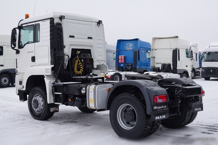 MAN TGX 18.440 / 4x4 / BBS / NA WALE / HYDRAULIKA / NISKA KABINA / WYSOKO ZAWIESZONY / OPONY 100% / EURO 6 / PO KONTRAKCIE SERWISOWYM zdjęcie 8