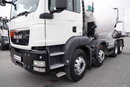 MAN TGS 32.360 / 8X4 / BETONOMIESZARKA / GRUSZKA 9 m3 / UAL / EURO 5 / PO KONTRAKCIE SERWISOWYM  zdjęcie 10