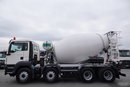 MAN TGS 32.360 / 8X4 / BETONOMIESZARKA / GRUSZKA 9 m3 / UAL / EURO 5 / PO KONTRAKCIE SERWISOWYM  zdjęcie 12