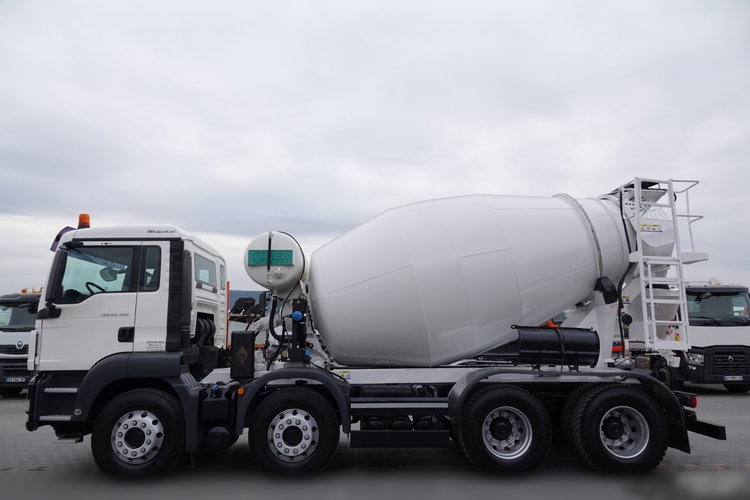 MAN TGS 32.360 / 8X4 / BETONOMIESZARKA / GRUSZKA 9 m3 / UAL / EURO 5 / PO KONTRAKCIE SERWISOWYM  zdjęcie 12