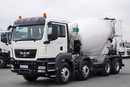 MAN TGS 32.360 / 8X4 / BETONOMIESZARKA / GRUSZKA 9 m3 / UAL / EURO 5 / PO KONTRAKCIE SERWISOWYM  zdjęcie 1