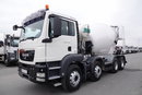MAN TGS 32.360 / 8X4 / BETONOMIESZARKA / GRUSZKA 9 m3 / UAL / EURO 5 / PO KONTRAKCIE SERWISOWYM  zdjęcie 2