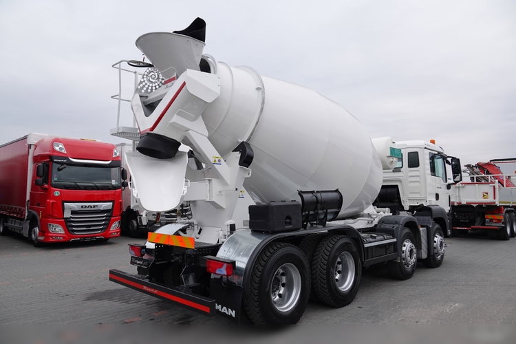 MAN TGS 32.360 / 8X4 / BETONOMIESZARKA / GRUSZKA 9 m3 / UAL / EURO 5 / PO KONTRAKCIE SERWISOWYM  zdjęcie 5