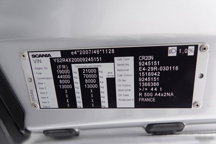 Scania R 500 / RETARDER / KLIMA POSTOJOWA / NISKA KABINA / ALUSY / PO KONTRAKCIE SERWISOWYM zdjęcie 38