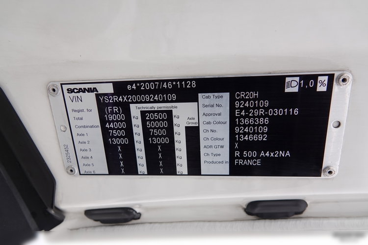 Scania R 500 / RETARDER / KLIMA POSTOJOWA / OPONY 100% / PO KONTRAKCIE SERWISOWYM zdjęcie 37