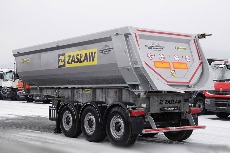 ZASŁAW WYWROTKA 26 m3 / OŚ PODNOSZONA / STALOWA / HP / RYNNA / 2017 ROK zdjęcie 5