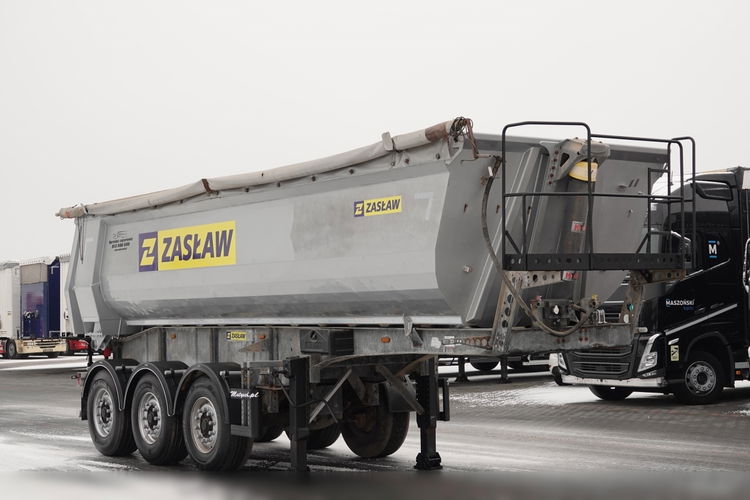 ZASŁAW WYWROTKA 26 m3 / OŚ PODNOSZONA / STALOWA / HP / RYNNA / 2017 ROK zdjęcie 8