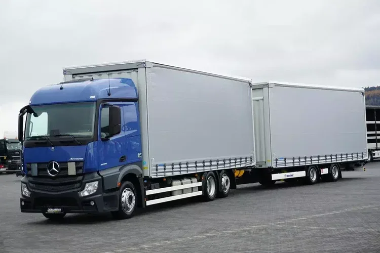 Mercedes ACTROS / 2536 / ACC / E 6 / MP 5 / ZESTAW PRZESTRZENNY 120 m3 zdjęcie 2