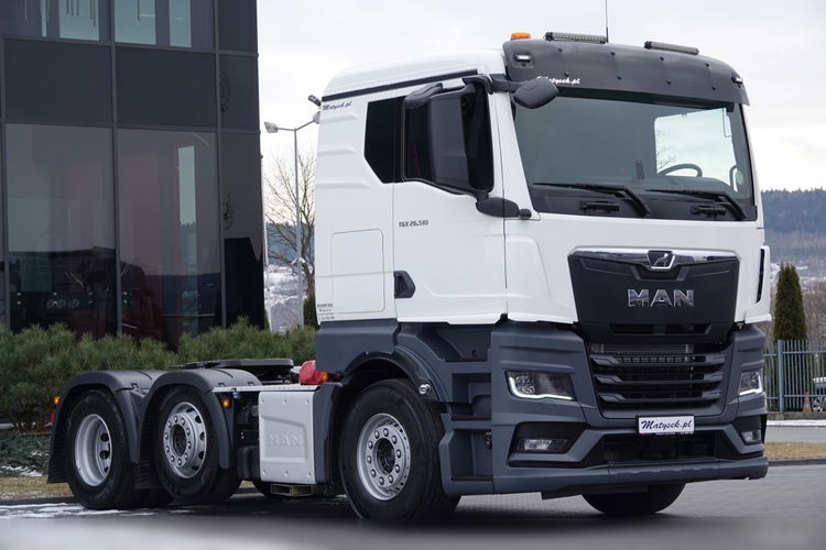 MAN TGX 26.510 / 6x2 / PUSHER / Oś Skrętna i Podnoszona / HYDRAULIKA / NISKA KABINA zdjęcie 2